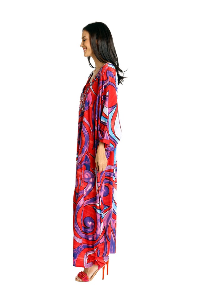 Giovanna Resort Wear Long Kaftan Dress