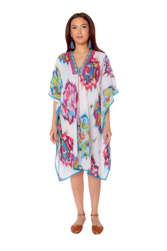 Tulum Kaleidoscope Print Swimsuit Cover Up