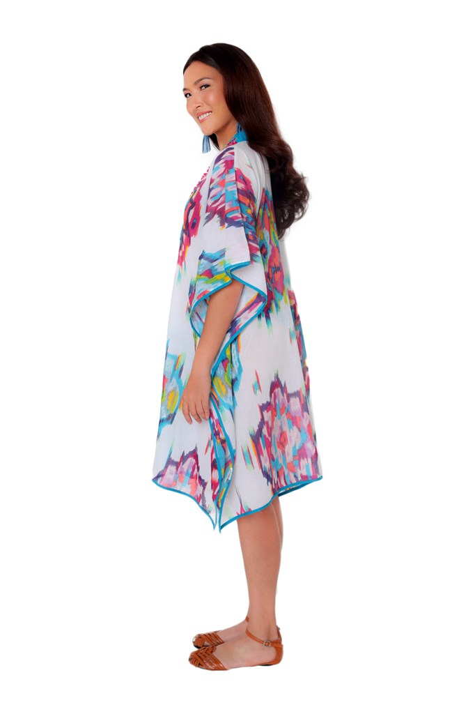 Tulum Kaleidoscope Print Swimsuit Cover Up