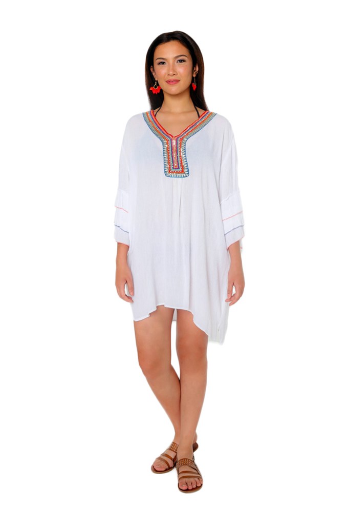 Felicia Festive Kaftan Swimsuit Cover Up