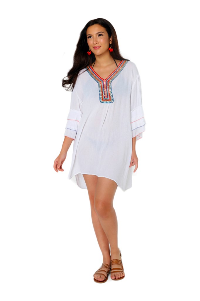 Felicia Festive Kaftan Swimsuit Cover Up