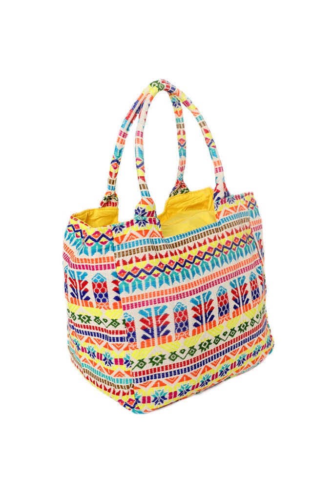 Mira Aztec Print Resort Wear Tote Bag