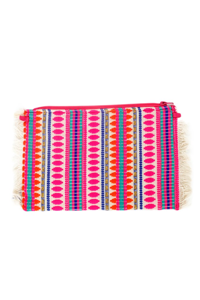 Dita Aztec Print Resort Wear Clutch Bag