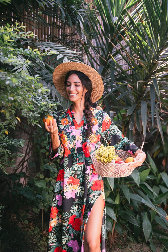Santa Margherita Long Kaftan Dress