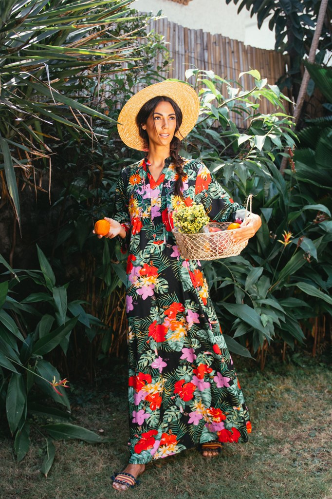 Santa Margherita Long Kaftan Dress