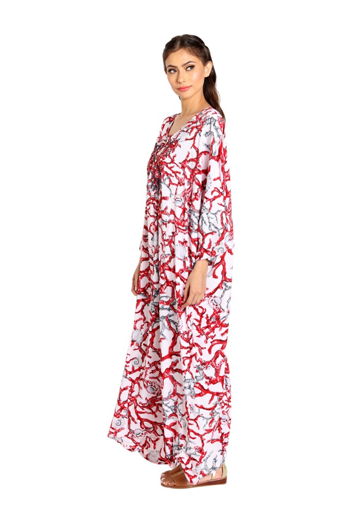 Fiorella Resort Wear Long Kaftan Dress