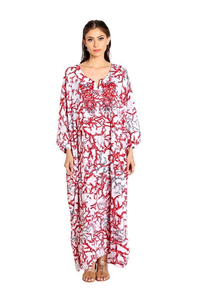 Fiorella Resort Wear Long Kaftan Dress