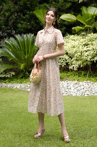 Alisa Maxi Dress (Fawn)