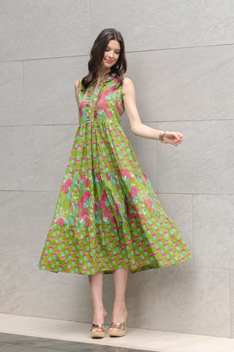 Hannah Dress (Lime)